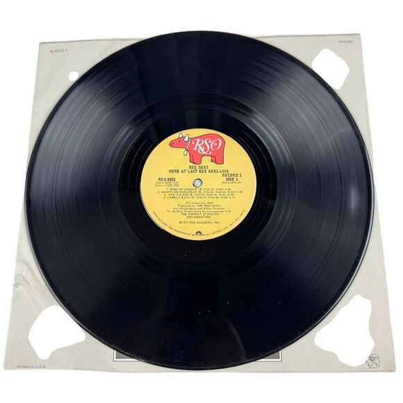 Bee Gees Here At Last... Bee Gees... Live 2xLP Vinyl 1977 RSO Records RS-2-3901 - Picture 4 of 16